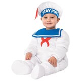 Baby Ghostbusters Stay Puft Mashmallow Halloween Costume, More Options Available Front_Flat