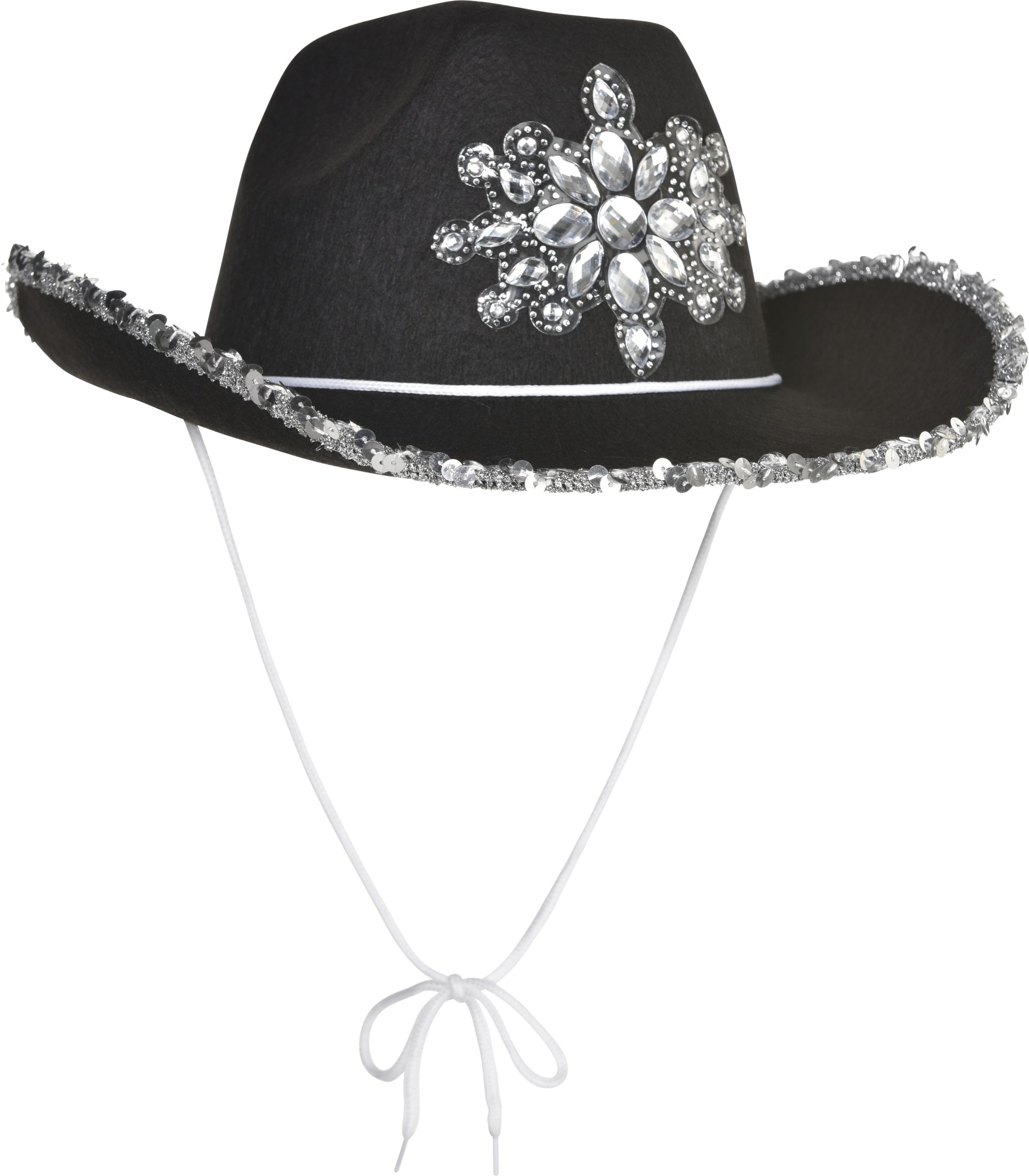 Gemstone Nashville Cowgirl Party Hat Front_Angled_Right