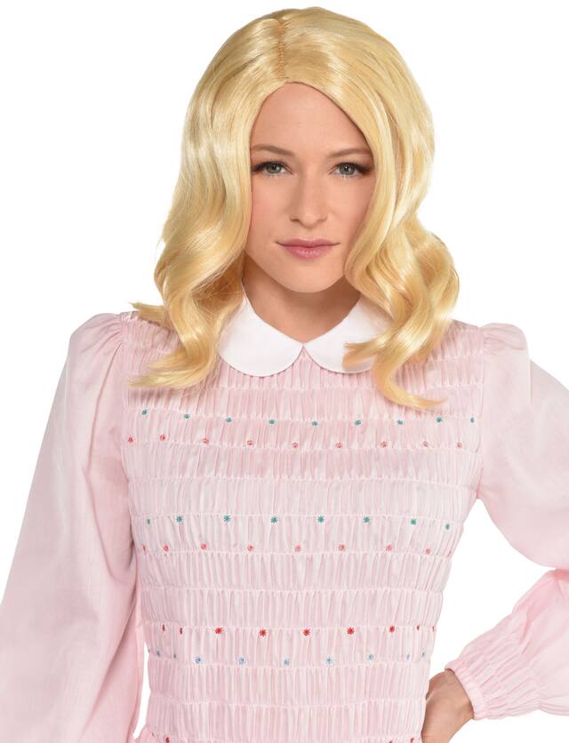 Stranger Things Blonde Eleven Wig Front_Flat