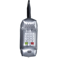 Téléphone cellulaire gonflable surdimensionné Front_Flat