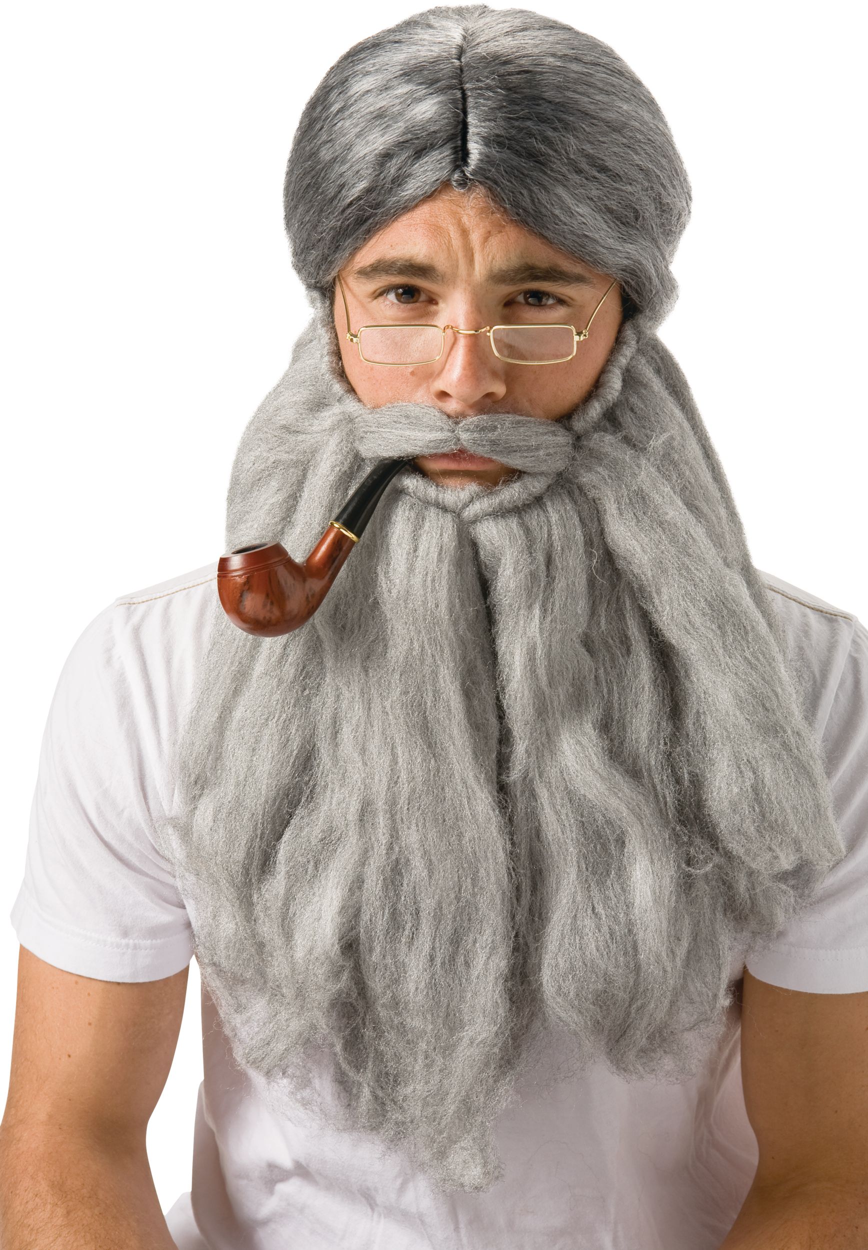 Gentleman's Ball Pipe Plastic Pipe Accessory Party Prop Front_Angled_Left