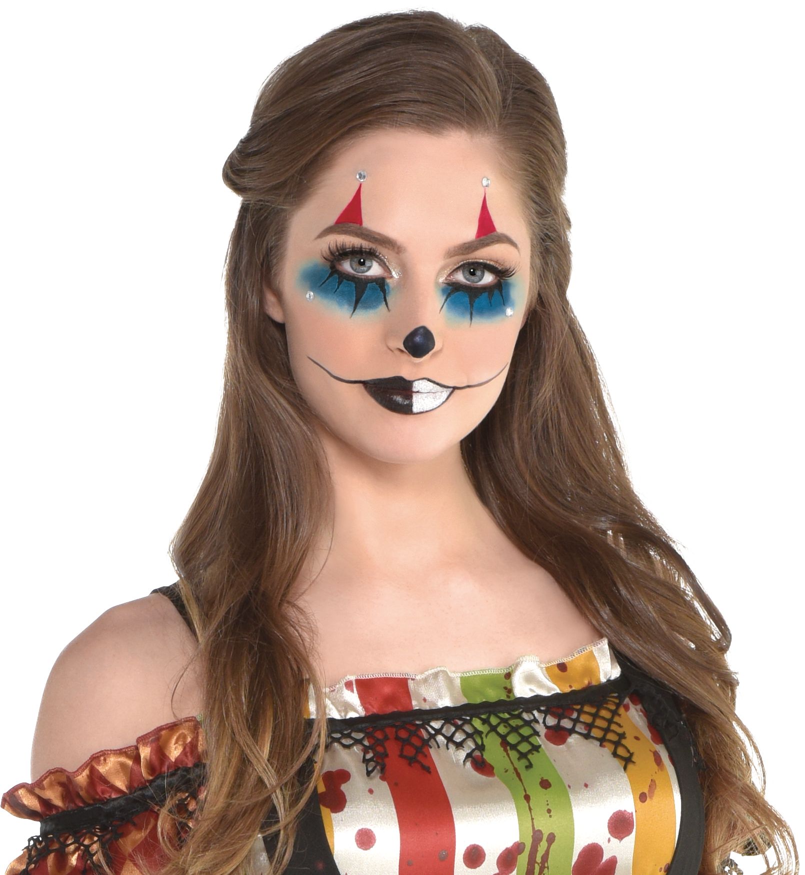 Jumbo Retractable Crayon Face Makeup Sticks, Multi-Coloured, 4.5-in, 6-pk, Costume Accessories for Halloween Composite_or_Mixed