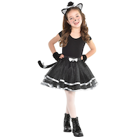 Kids' Once Upon A Tutu Cat Halloween Costume Accessory Kit Front_Flat