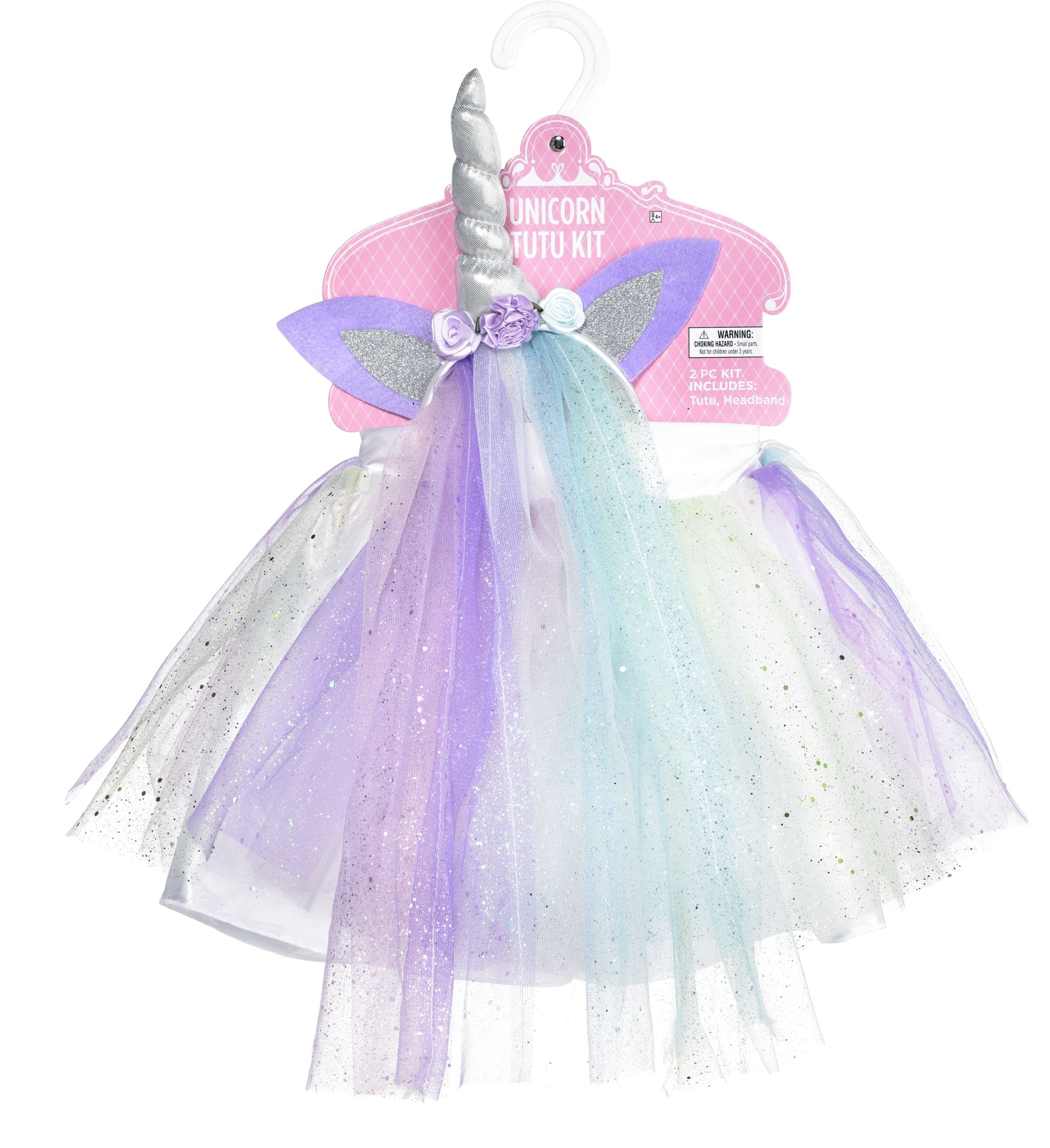 Child Once Upon A Tutu Unicorn Costume Accessory Kit Front_Flat