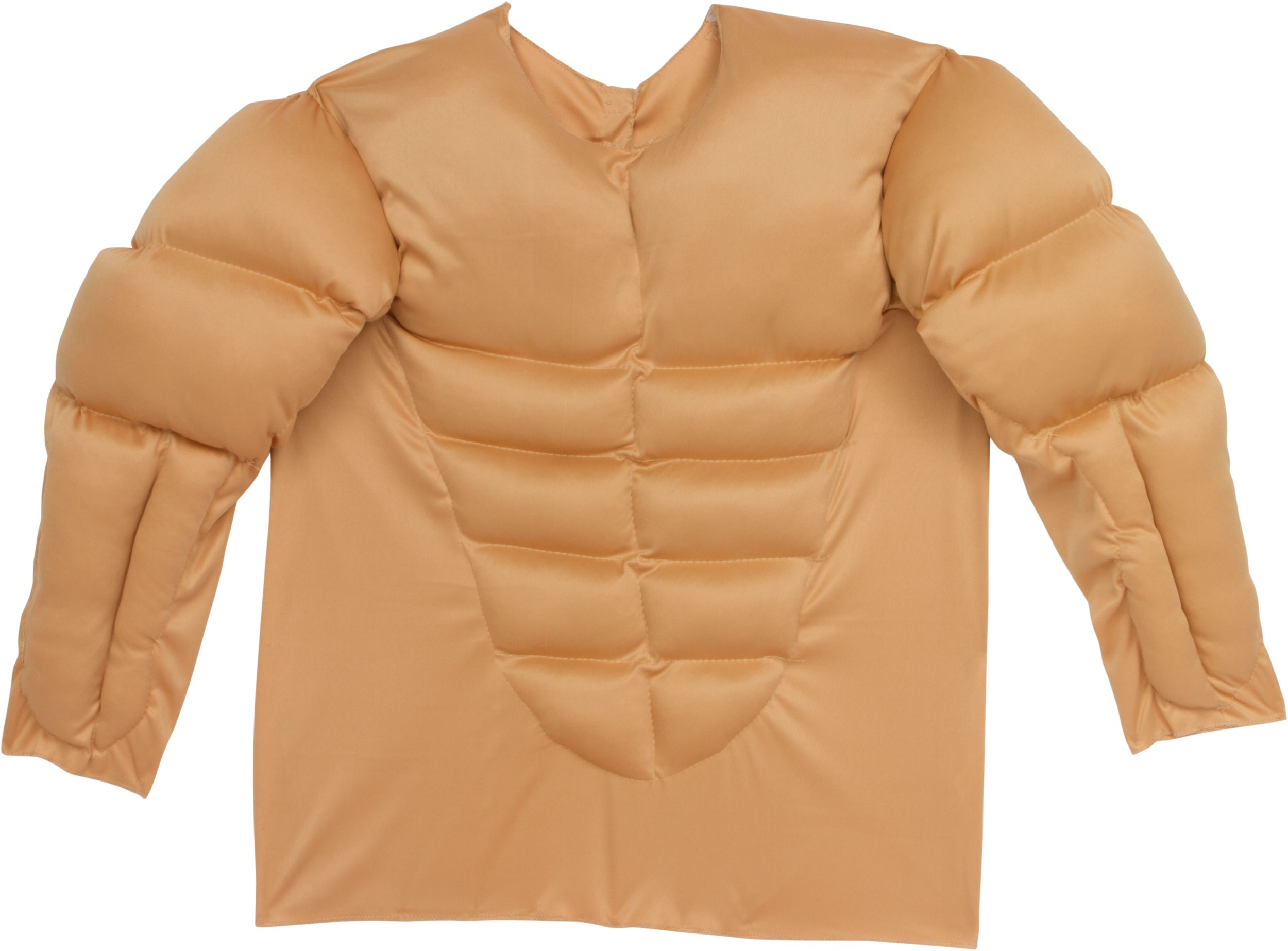 Adult Padded Muscle Long Sleeve Shirt, Beige, One Size, Wearable Costume  Accessory for Halloween