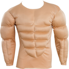 Muscle Padding Shirt Halloween Costume Accessory for Kids, Large/ Extra  Large 