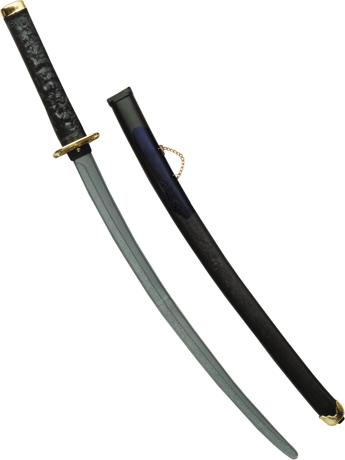 Ninja Sword Halloween Costume Accessories Overhead_Flat