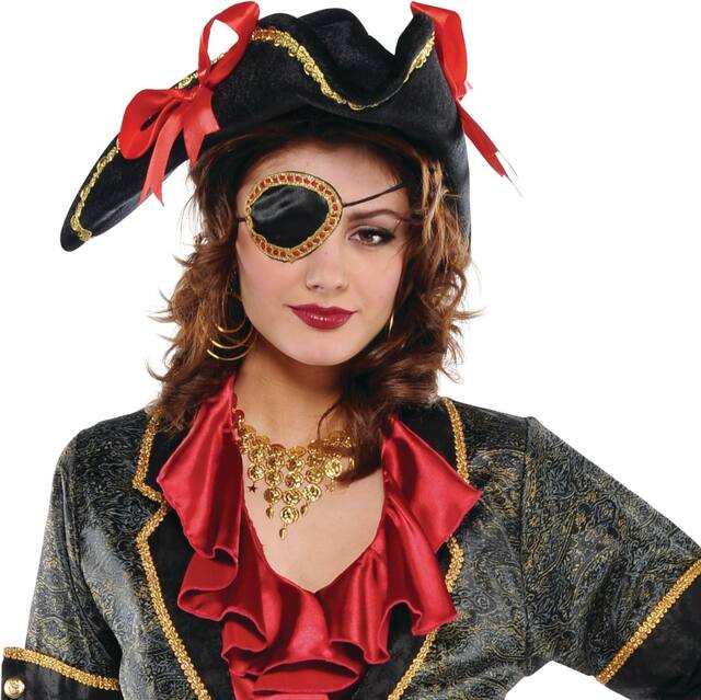 Cache-oeil de pirate élégant Front_Flat