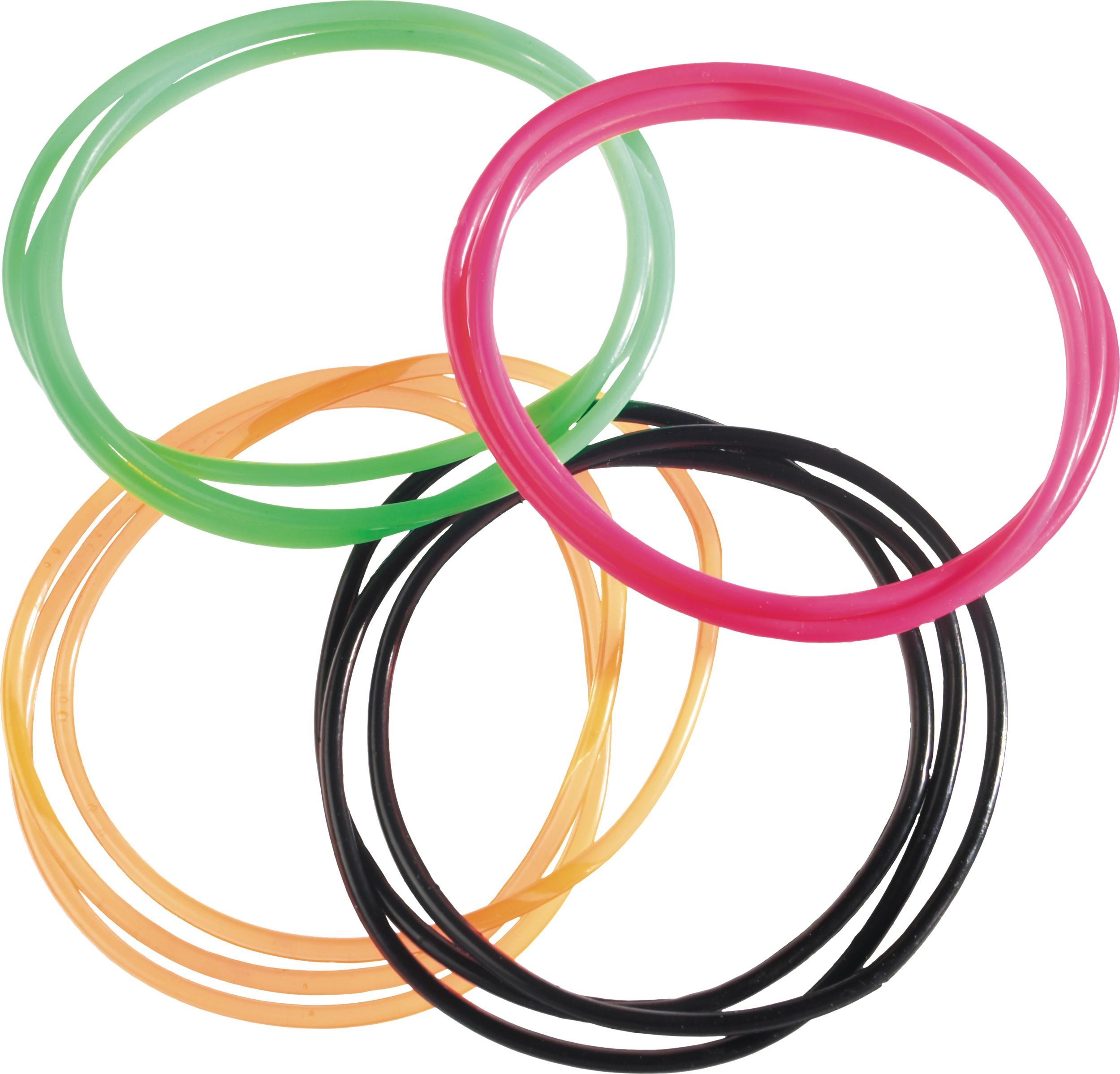 80s Jelly Bracelets, 12-pk Composite_or_Mixed