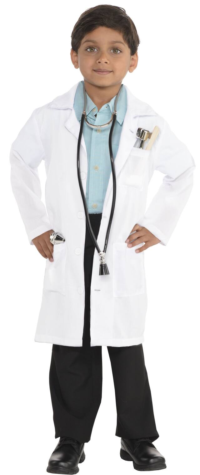 Kids' Doctor Lab Coat, One Size Front_Flat