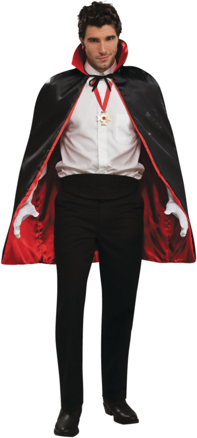 Reversible Cape Adult Black Red main image 1