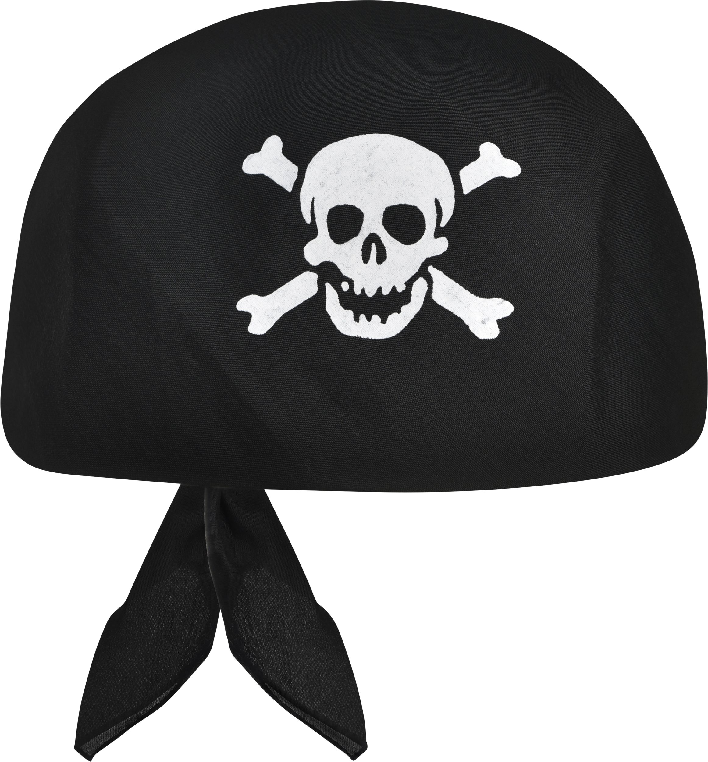 Pirate Bandana Black Skull Crossbones