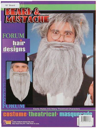 Father Time Grey Beard Front_Flat