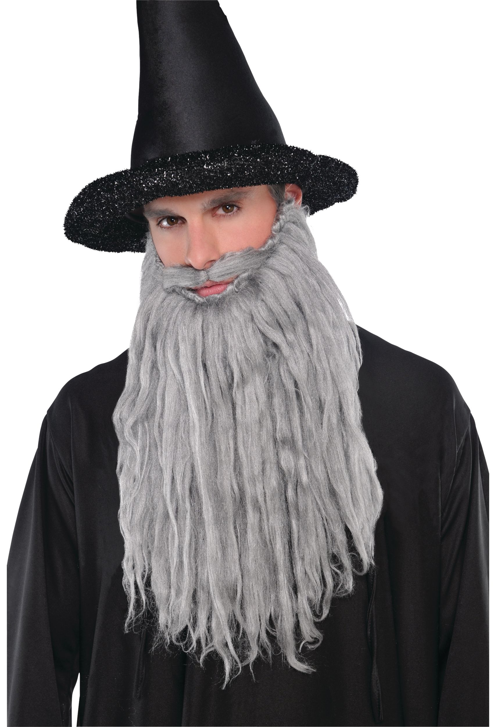 Father Time Grey Beard Front_Angled_Left