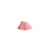 Adult Petticoat Tutu Tulle Skirt, Pink, One Size, Wearable Costume Accessory for Halloween Front_Flat