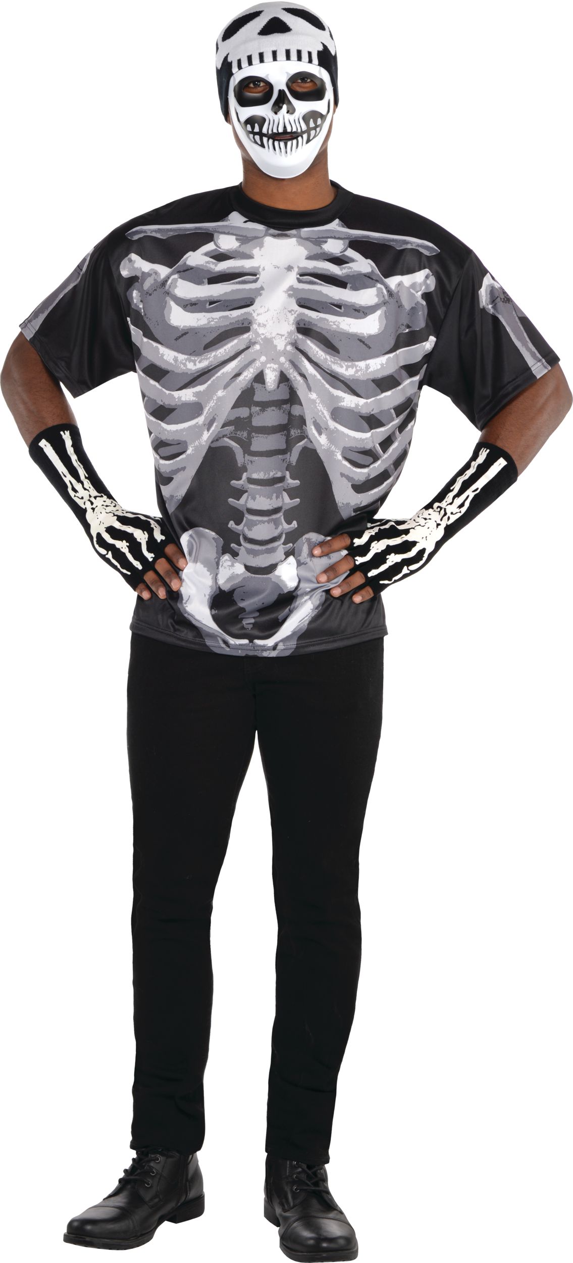 Skeleton bra t-shirt