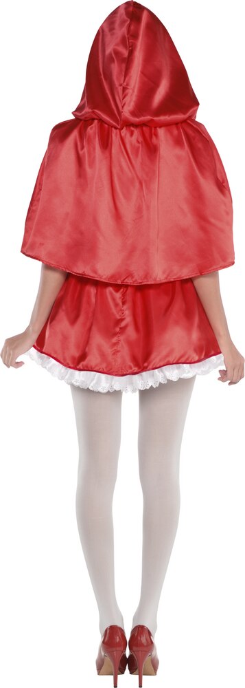 Disfraz De Caperucita Roja Halloween Amscan - Sostenible, Material 100% Reciclado, Incluye Vestido Y Capa