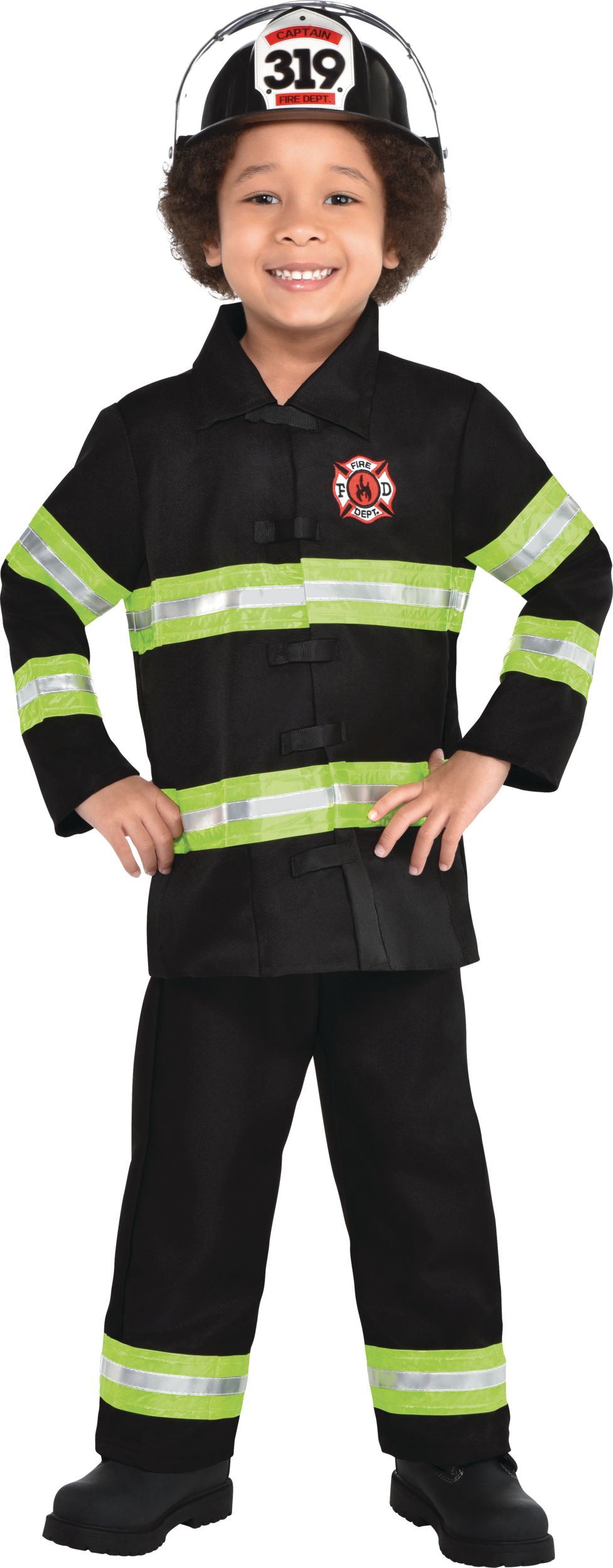 Costume de capitaine des pompiers, tout-petits et enfants, tenue