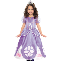 Kids' Disney Junior Sofia the First Princess Sofia Purple Dress Halloween Costume, Assorted Sizes Front_Flat