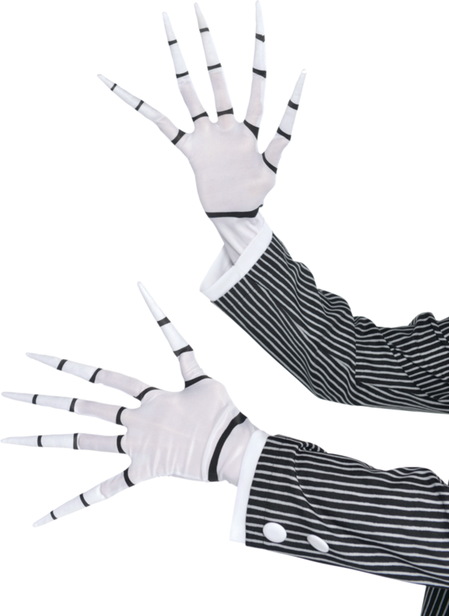 Adult Jack Skellington Gloves Party City
