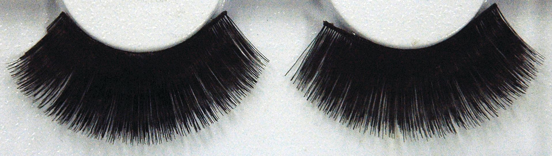Voluminous Fake False Eyelashes, Black, One Size, Wearable Costume Accessory for Halloween Front_Flat