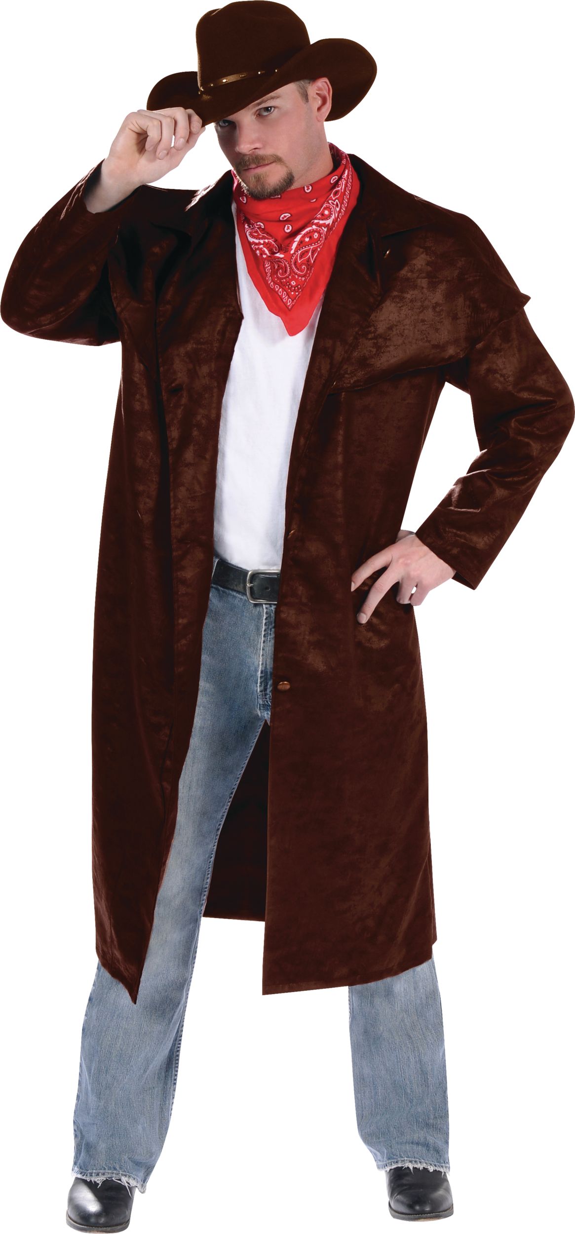 Western Duster Coat Front_Angled_Left