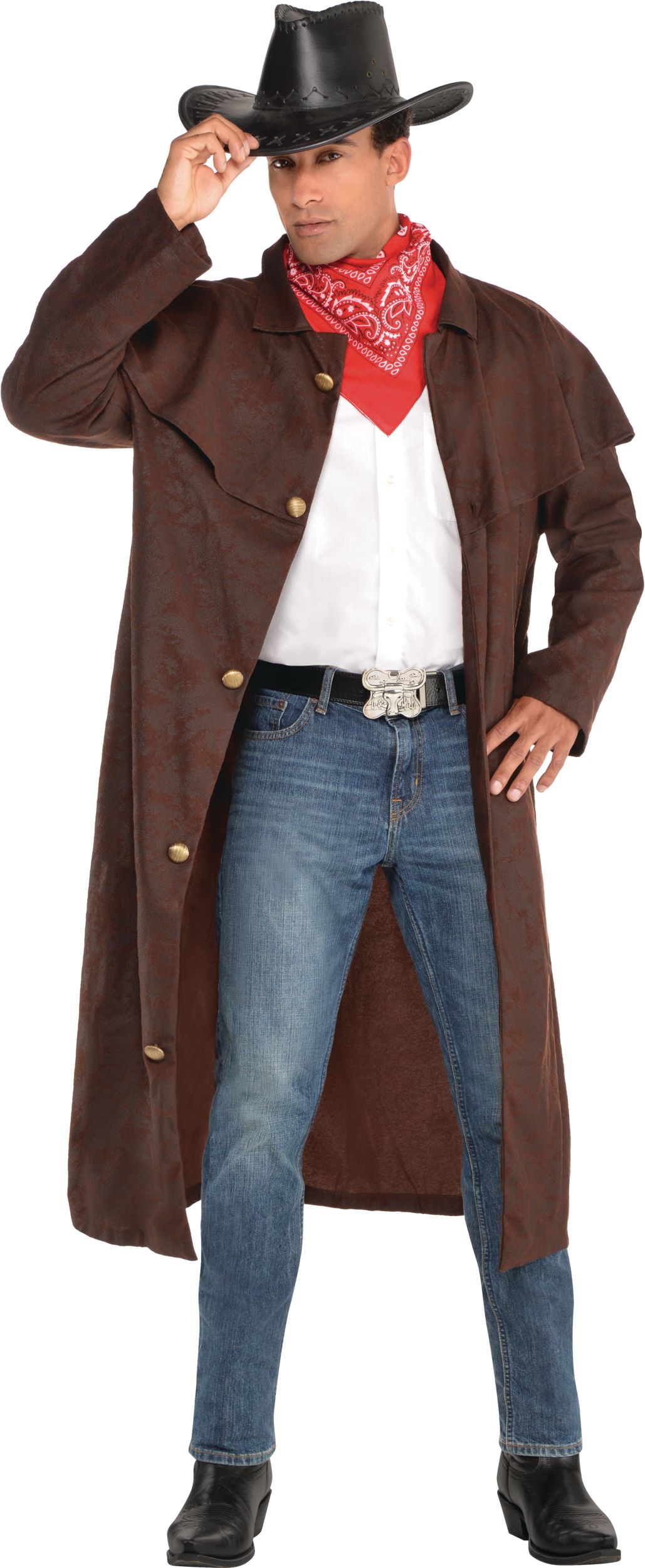 Western Duster Coat Front_Angled_Right