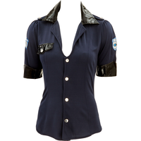 Chandail de police sexy, adultes Front_Flat