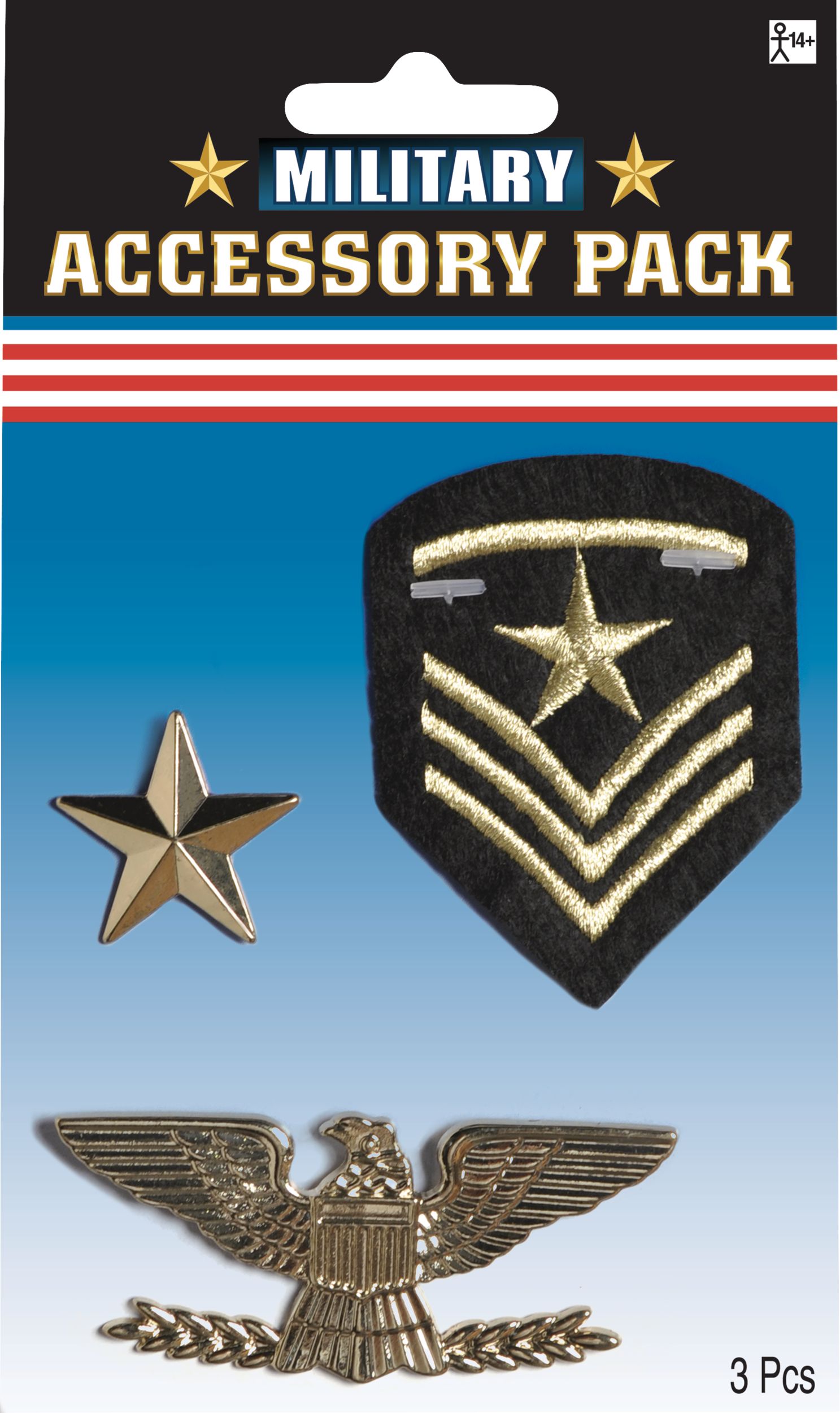 Military Halloween Costume Accessory Pack Front_Flat