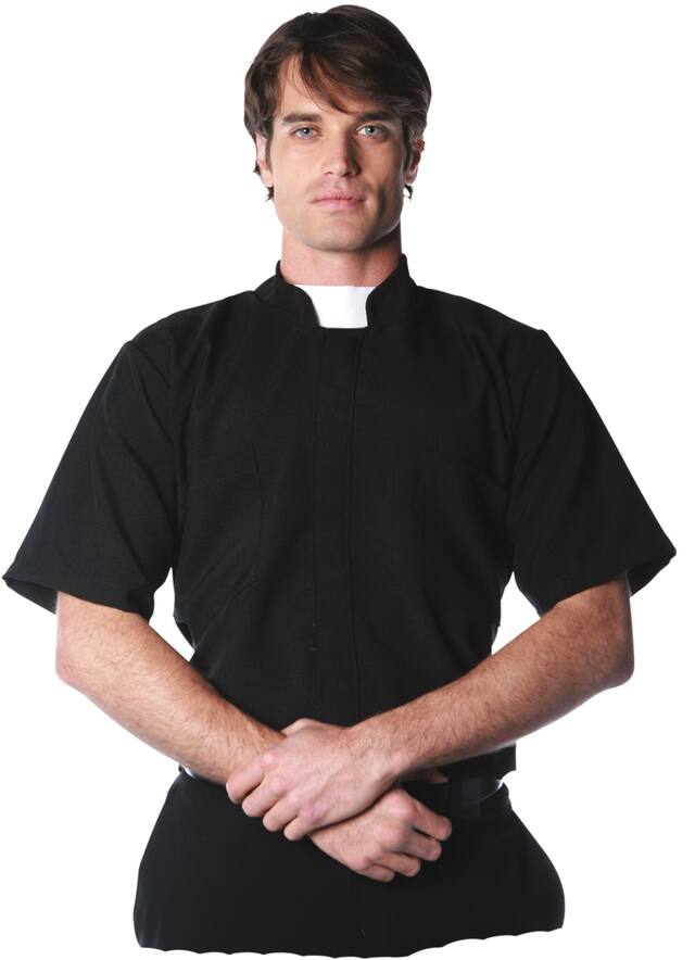 Adult Priest Shirt Front_Flat
