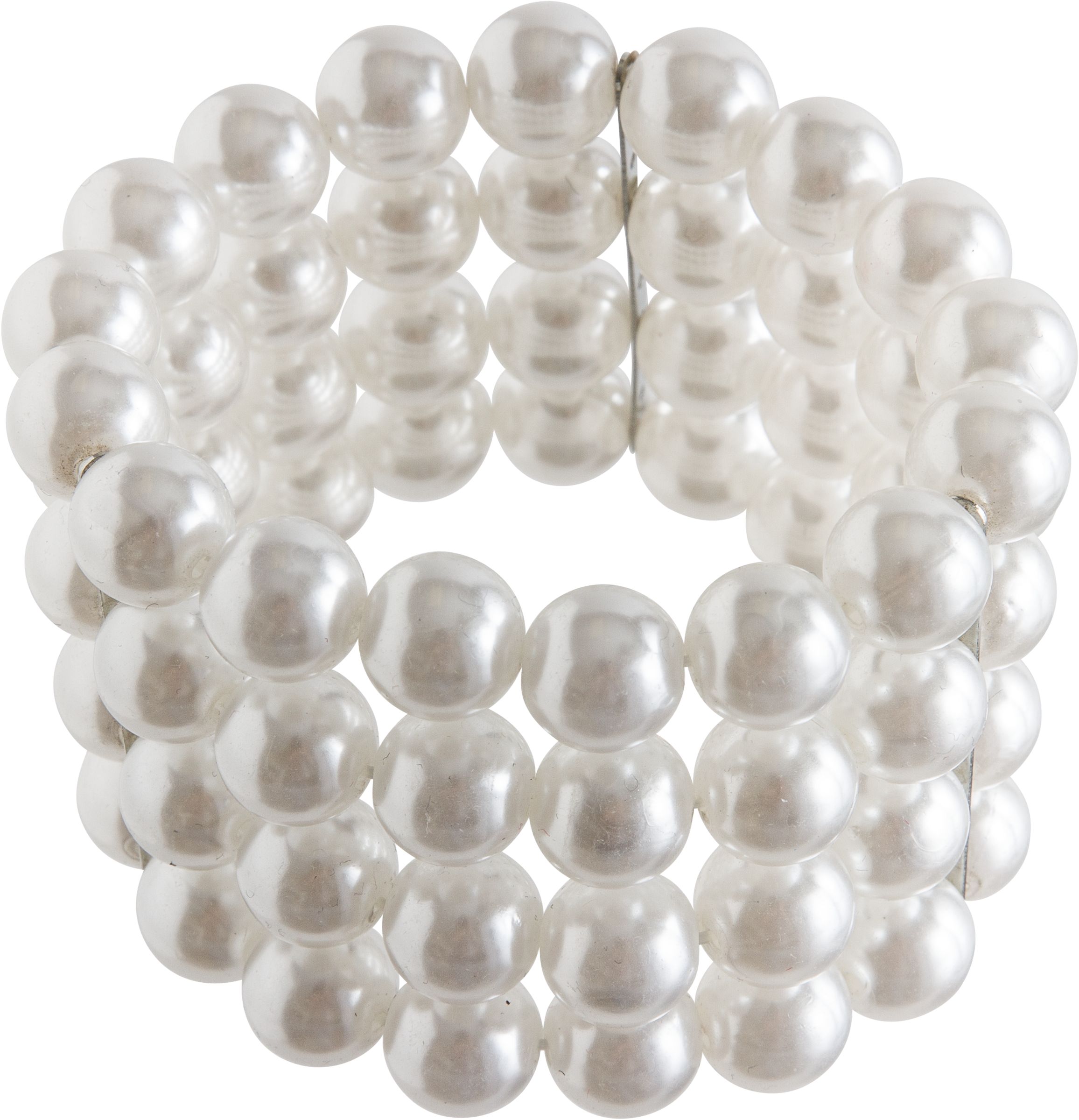 Multi strand outlet pearl bracelet