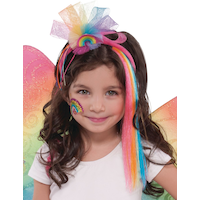Rainbow Fairy Headpiece Front_Angled_Left