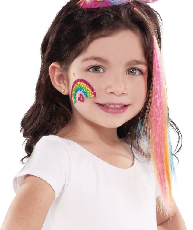 Rainbow Fairy Body Jewelry Front_Angled_Left