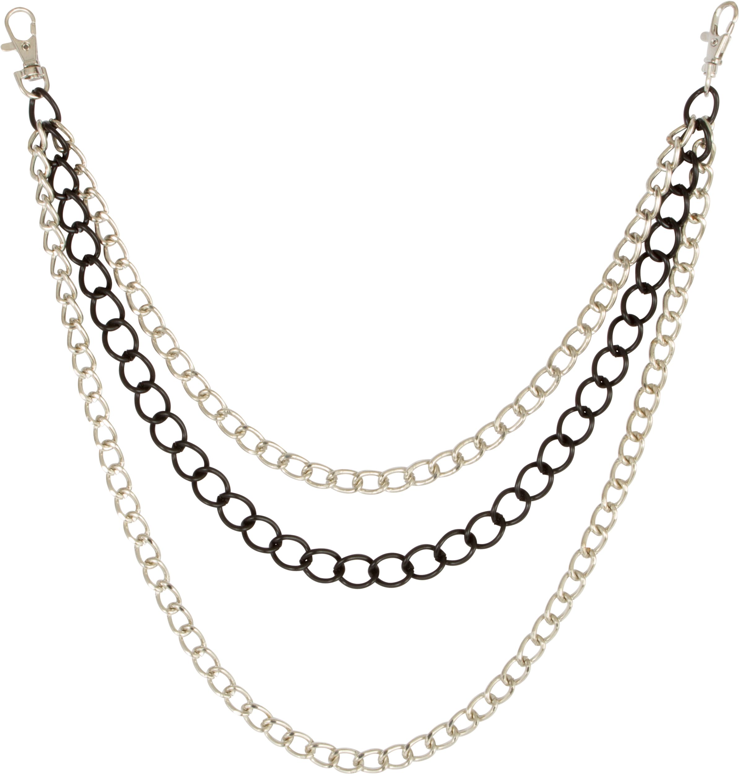 Triple Chain Belt Front_Flat