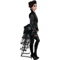 Goth Tie-On Black Bustle Side_Right