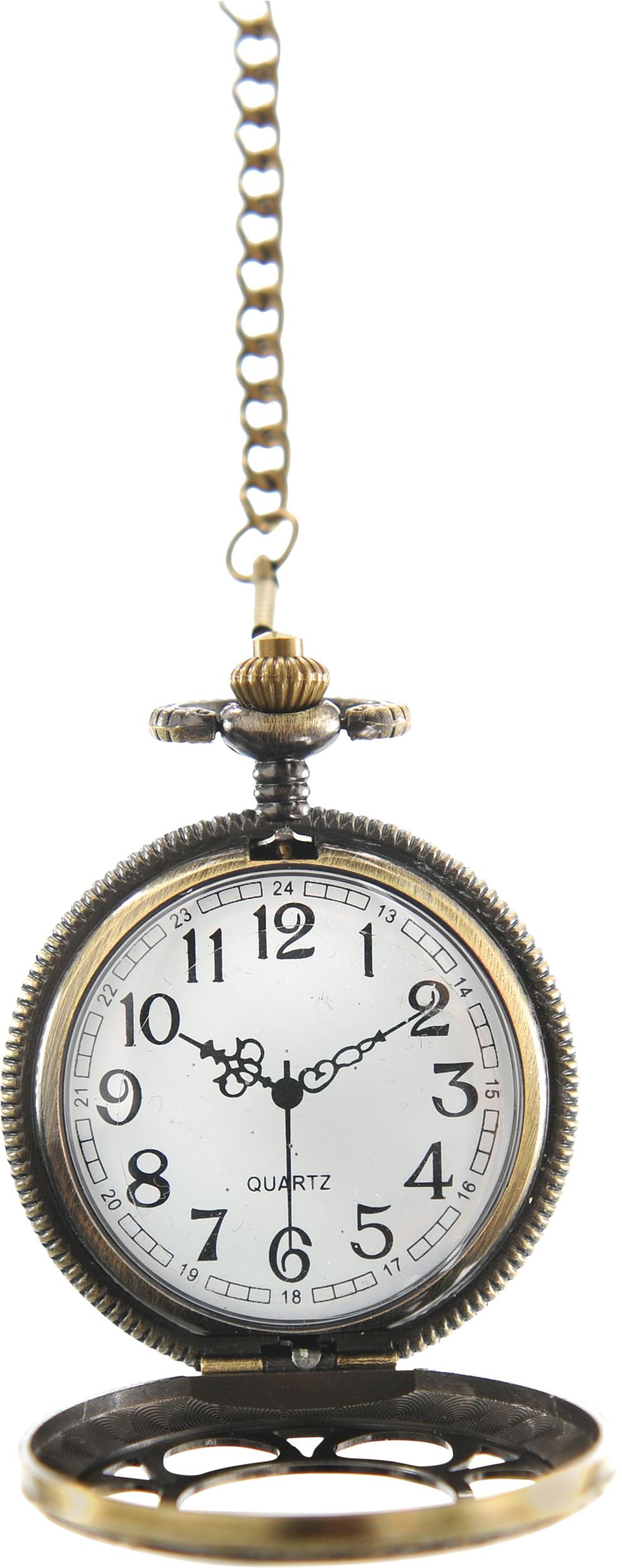 Retro Pocket Halloween Costume Jewelry Watch Front_Flat