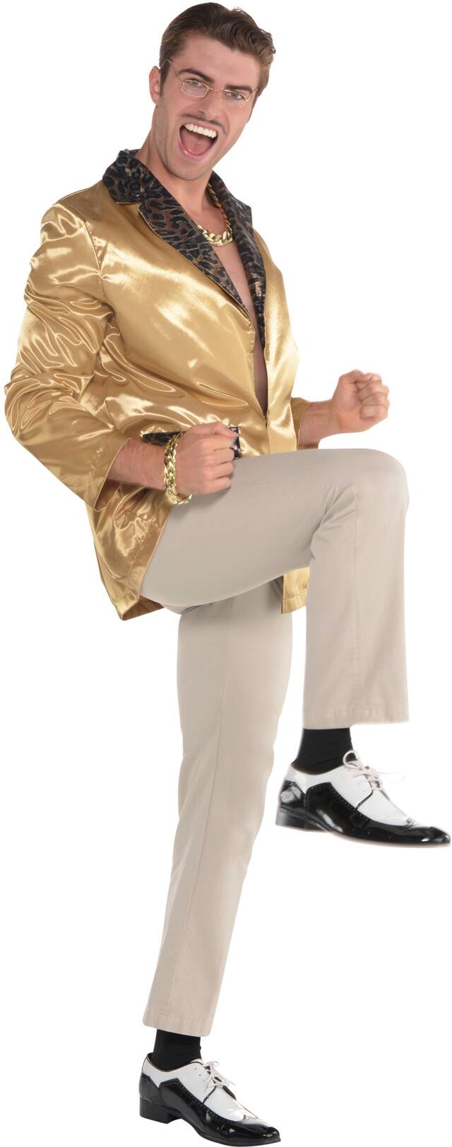 Old School Gold Jacket Front_Angled_Right