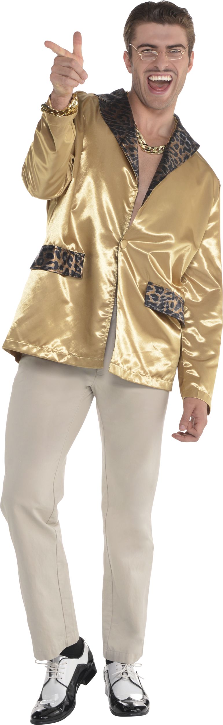 Old School Gold Jacket Front_Flat