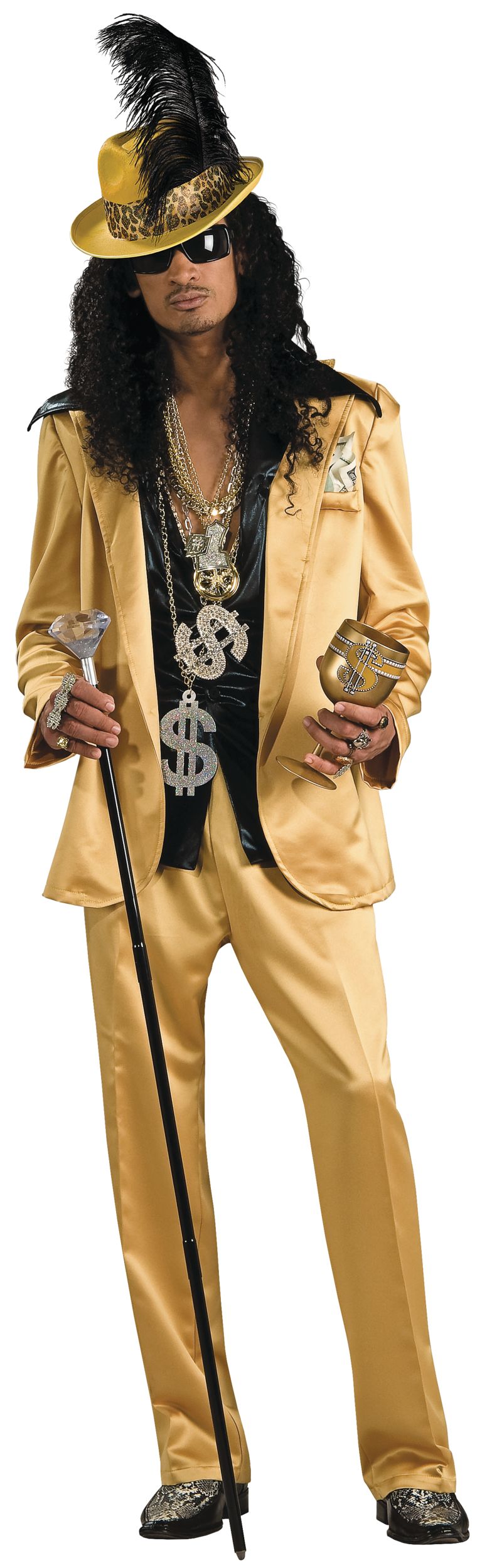 Old School Gold Jacket Front_Flat