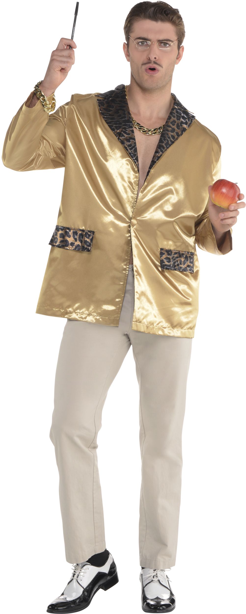 Old School Gold Jacket Front_Flat