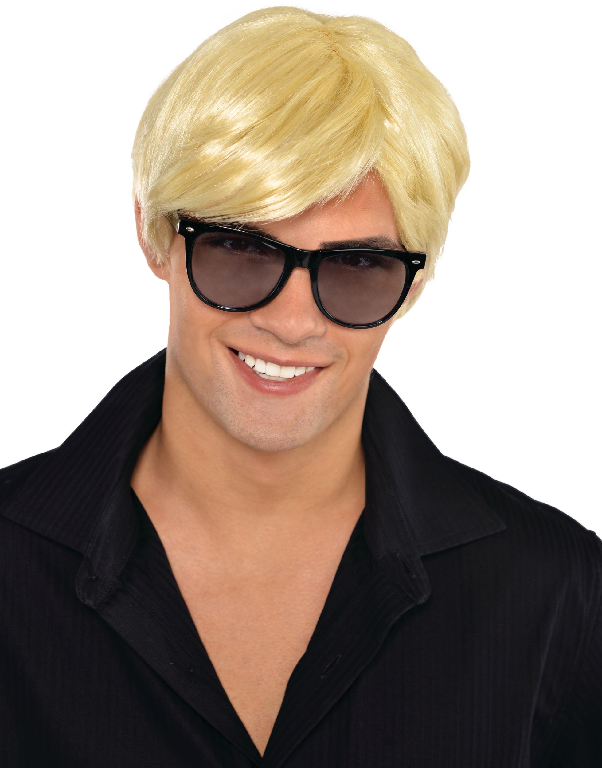 Chick Magnet Short Straight Hair Side Bang Wig Blonde One Size