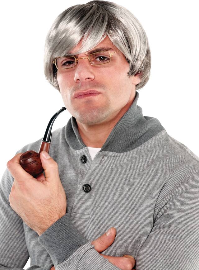 Silver Fox Wig Front_Angled_Left