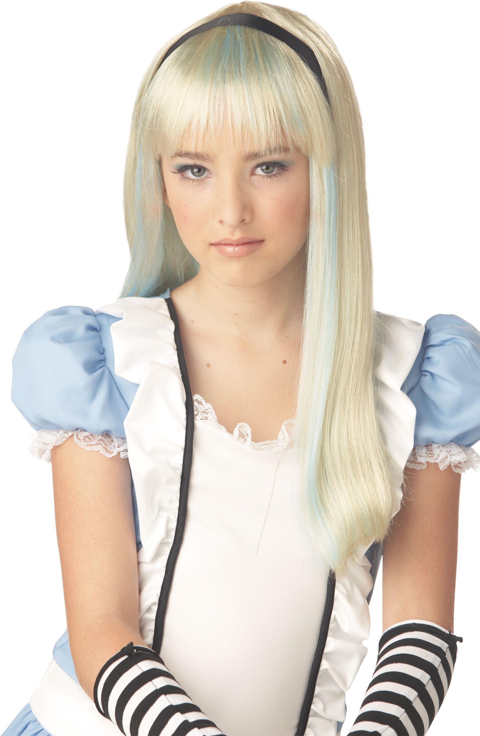 Tween Alice Wig Front_Three_Fourths_Angled_Left
