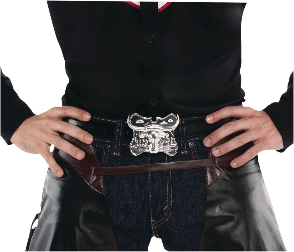 Cowboy Belt Buckle Front_Flat