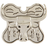 Boucle de ceinture de cowboy Front_Flat