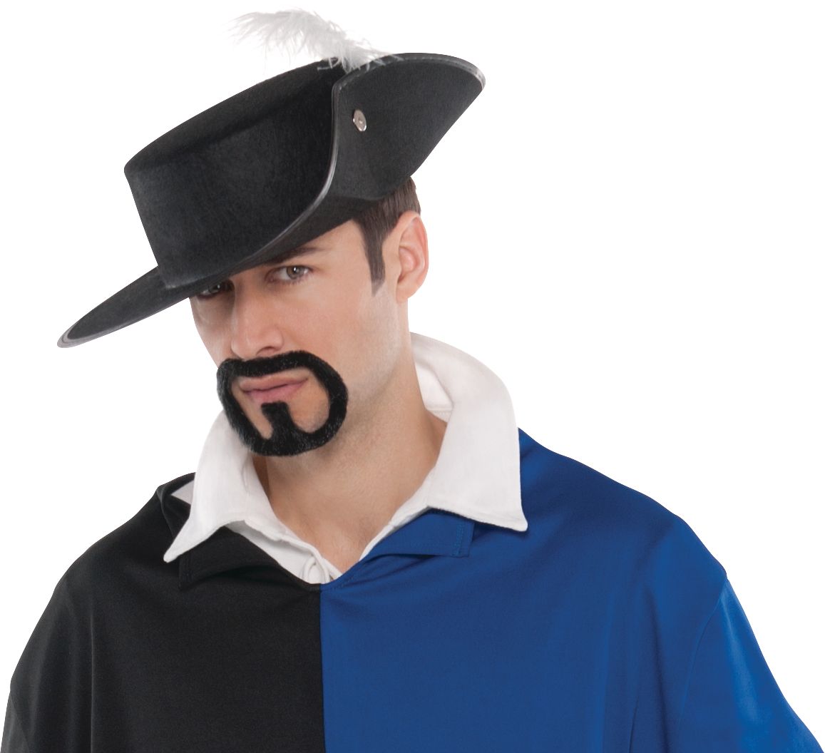 Musketeer Party Hat Front_Angled_Left