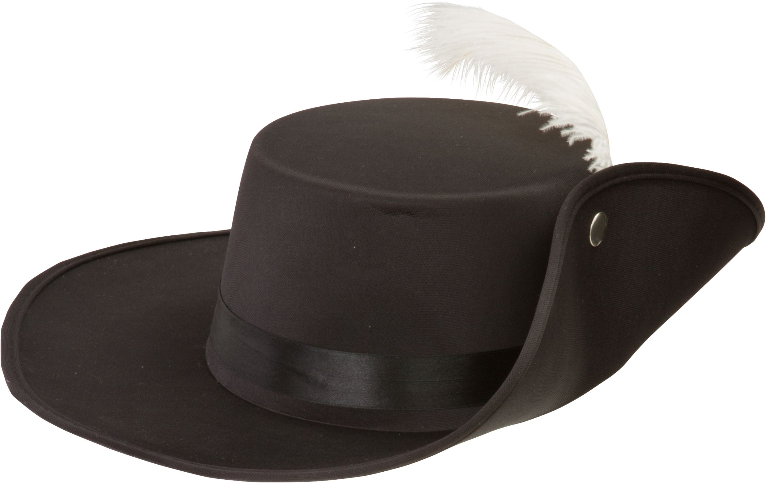 Musketeer Party Hat Front_Angled_Left