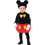 Infant Disney Mickey Mouse Red/Black Jumpsuit with Bow Tie/Gloves/Ears Halloween Costume, Assorted Sizes Front_Flat