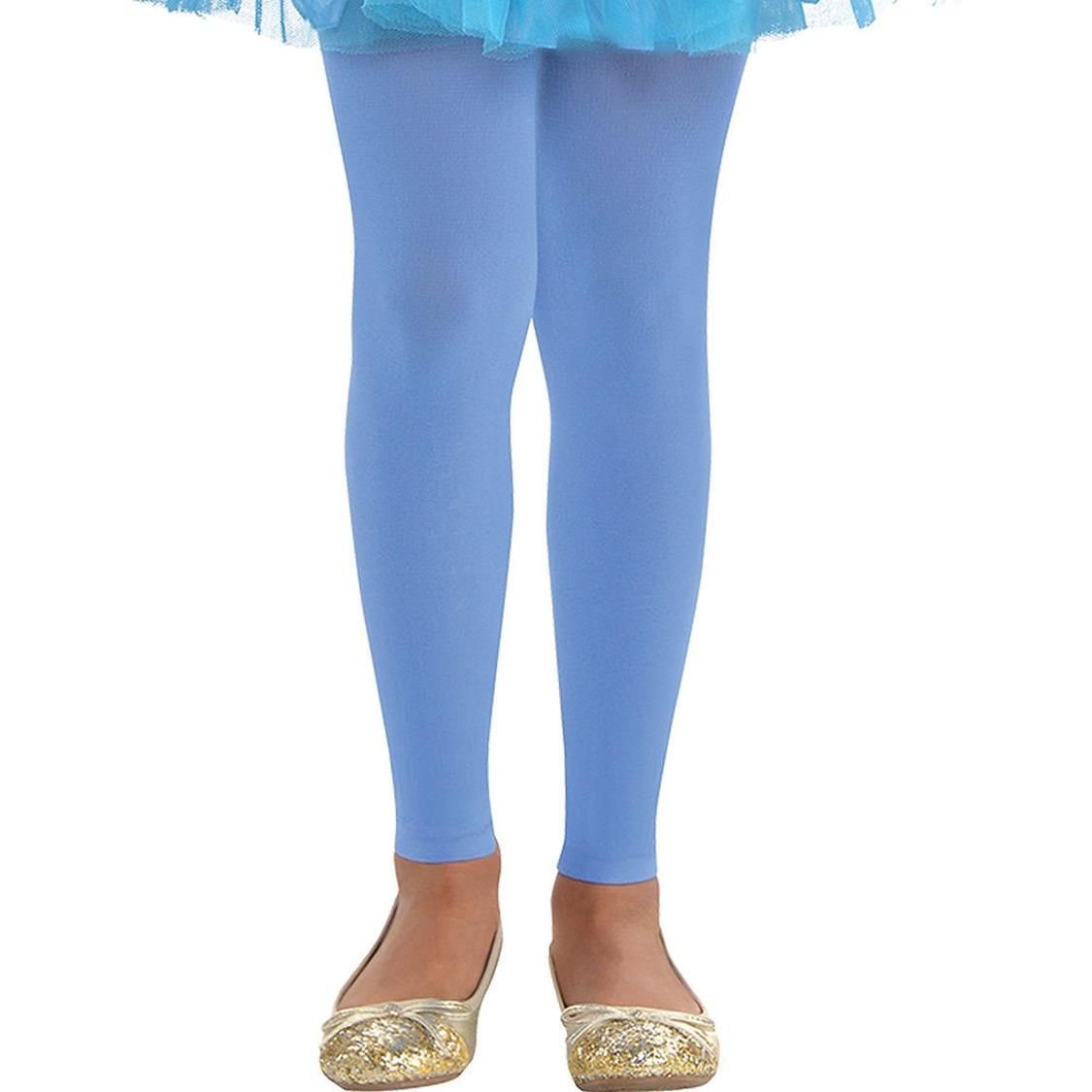 Kids' Peacock Blue Dress with Wings/Tights/Gloves Halloween Costume, Assorted Sizes CloseUp