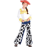 Costume Disney Pixar Histoire de jouets Jessie, enfants et tout-petits, combinaison à imprimé peau de vache avec chapeau, choix de tailles Front_Flat